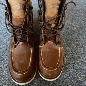 Brunt Men's Classic Brown Leather Boots